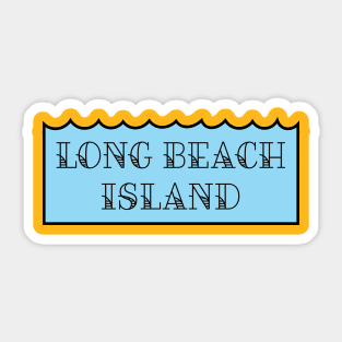 Long Beach Island Sticker